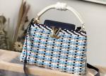 Rattan Weaving Handmade Crossbody Bag , Red Handmade Rattan Bag