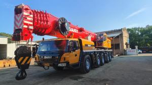 Quality China SANY SAC180T 180 Ton Crane 2 Mercedes Benz Engine Main Arm 62m Secondary Arm 43m wholesale