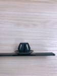 Environmental Friendly Automotive Plastic Parts Black Push Clips For Automotive