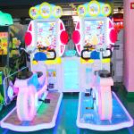 Coin Operated Cycling Simulator Kids Arcade Machine