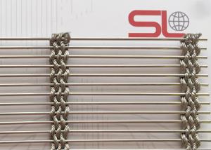 Quality 56.9% Opening Area Architectural Woven Mesh Wire Sunshade Metal Screen wholesale
