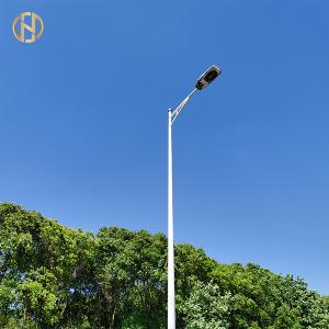 Quality Steel Street Light Pole Galvanized / Spray Powder Surface Treatment wholesale