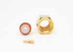 ROHS SMA Male Brass Mini SMA 50 Ohm RF Connector For 2# Simi Rigid / Flexible