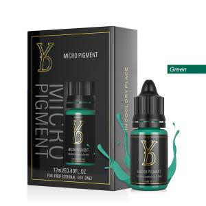 Quality Liquid Pigments Green Permanent Makeup Tattoo Ink For Eyeliners wholesale