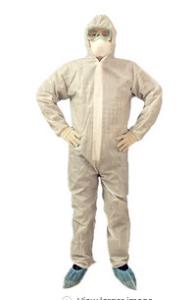 Quality White Disposable Protective Suit Acid Resistant Safety Protective Clothing wholesale
