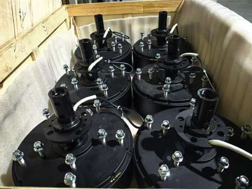 Low Moment Of Inertia AC Fan Motor PMSM Motor 380V Fan Kits durable