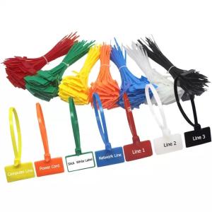 Quality 4*150mm Nylon Cable Tag Ties Plastic Loop Ties Self Locking Zip Ties wholesale
