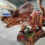 Waterproofing Outdoor Life Size Realistic Animatronic Dinosaur For Trampoline