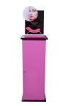 Pantone PVC Acrylic Cosmetic POP Display Stand Eco Friendly