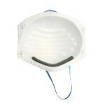 Absorption Odor Disposable Dust Mask , Cupped Face Mask Internal Sponge Nose Pad