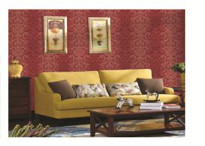 Quality PVC vinyl wallpaper washable waterproof simple design different color wholesale