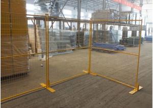 Quality Construction Site Canada Temporary Fencing / Steel Welded Wire Mesh Custom Color wholesale