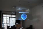 Non Adhesive Transparent Holographic Projection Film , No Glue Glass Projection