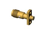 50Ω Flange Mount SMA Female to SMP Female Adapter