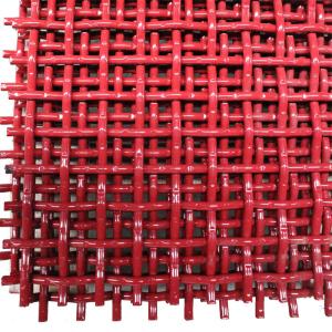 China Woven Wire Mesh Long Service Life Bullet PVC Anti Rust Crimped Wire Mesh on sale