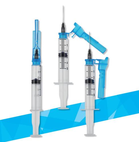 FDA510K CE ISO Sterile Medical Disposable Syringe With Safety Needle For Medical