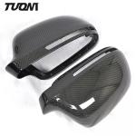 ABS Auto Side Mirror Covers Carbon Fiber Rearview Mirror Cover For Audi A6 C7