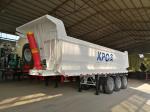 Light Dead Weight Rear Dump Trailers 3 Axle 60 Ton