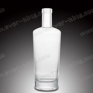 Quality Embossing Clear 1000 ML Rum Glass Alcohol Bottles wholesale