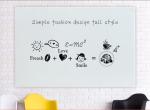 Glass Decorative Message Boards , Dry Erase Kitchen Message Board