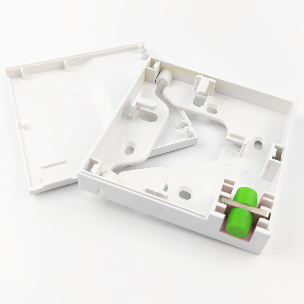 Best 1 Core FC APC Plastic Fiber Optic Socket Panel for Gray FTTH Network Performance