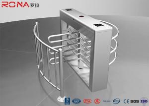 Quality Pedestrian Swing Barrier Waist Height Turnstiles Entrance RIFD Access Control wholesale