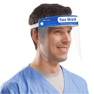 Quality Anti Pollution Safety Face Shield Non Toxic Latex Free 0.25mm Thickness wholesale