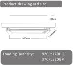 Under Counter Vent Stainless Steel Range Hood Cooking Appliances