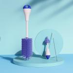 3 In 1 Straight Hilt Rotary Silicone Cleaning Brush Set For Baby Milk Feeding