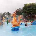 Small Animal Splash Park Outdoor Entertainment Water Splash Pad