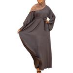 Women Clothes Middle East Abaya Muslim Solid Color Plus Size Muslim Long Dress