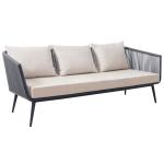 Aluminium Rope Sectional Couch Outdoor Lounge Setting