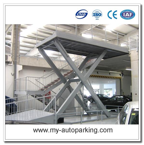Home Use Car Lift/Car Garage Lift for Basement/Scissor Underground Automatic Car