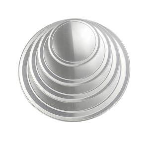 Quality 18 gauge 16 inch wide rim round aluminum pizza pan flat pizza tray pizza baking tray wholesale