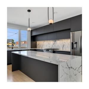 Quality E1 Particleboard Modular Kitchen Cabinets Best Choice for Modern Kitchen Furniture wholesale