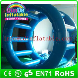 Quality PVC inflatable roller wheel water wheels sale water rolling cylinder wholesale