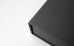 Black Holiday Gift Box With Lid Recycled Cardboard Porcelain Wine Gift Box Bow