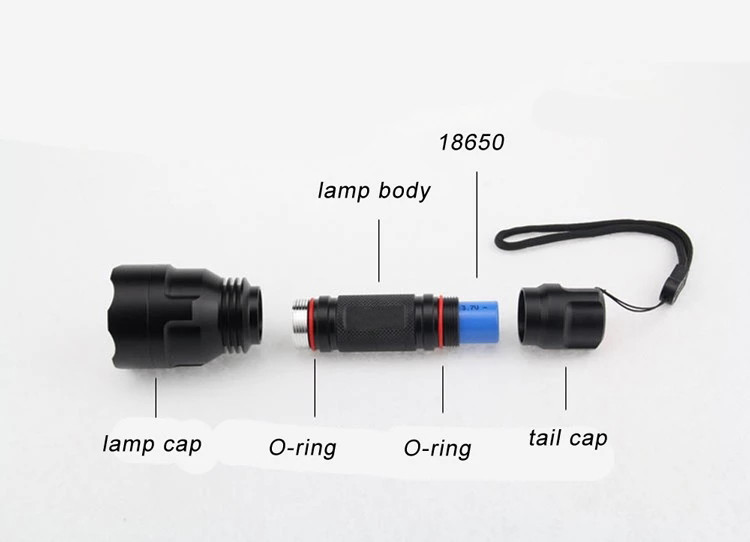 High Lumen Rechargeable Led Light Torches Emergency Flashlight 5 Modes With Memory C8
