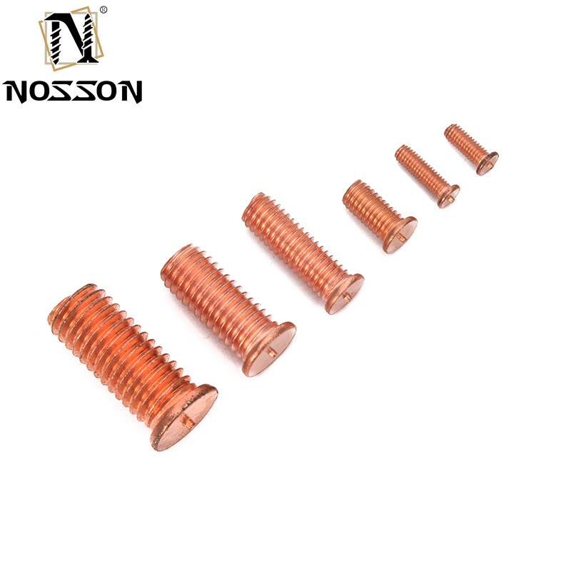 High Polishing Silver Stainless Steel SS304 Forged Blind Hole Weld Bolt for Industrial Applications in DIN Standard