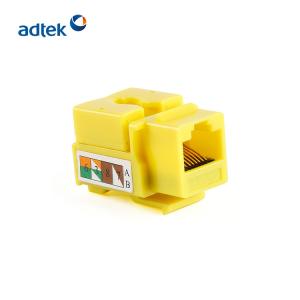 Quality Cat5e Rj45 Keystone Coupler , Ethernet Cable Keystone Jack wholesale