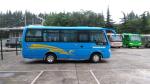 Dry Type Clutch Inter City Buses , Drum Brakes 130Hps Passenger Coach Bus