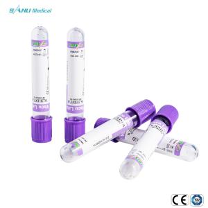 Quality PET K2 / K3 EDTA Vacuum Tube Disposable CE Approved 3-9ml wholesale