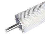 60mm Nylon Industrial Cylindrical Brush Cleaning Roller Customizable