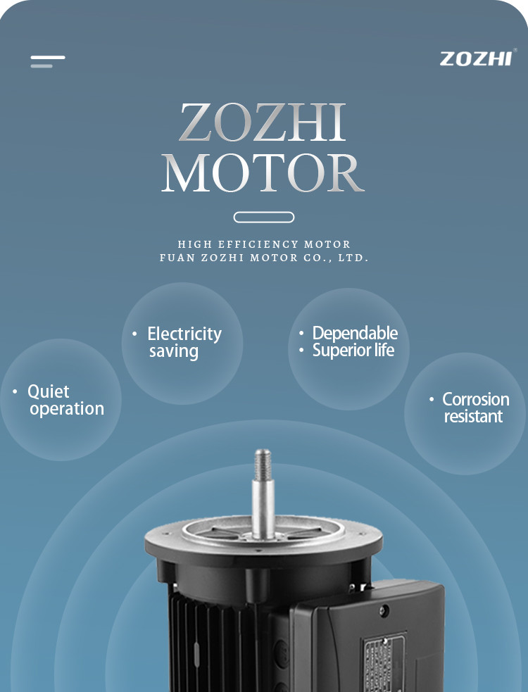 Waterproof Aluminium Housing Single-Phase Asynchronous Motor for Swimming Pool Pump 1500rpm 220V 50/60Hz