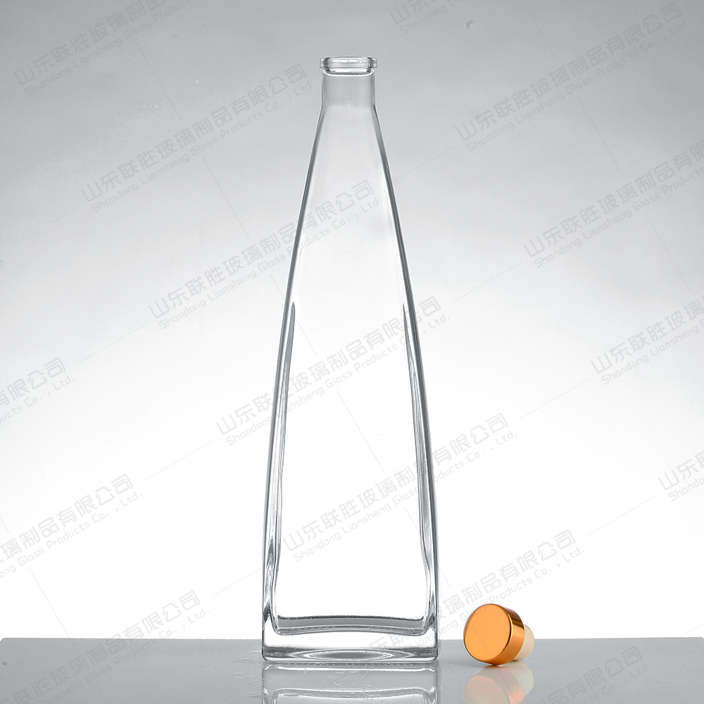 Glass Whiskey Decanter 100ml 200ml 375ml 500ml 750ml Flint Handmade Transparent Frosted