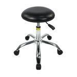 Customizable 20 Inches PU Leather Chairs Antistatic Lab Chair 300lbs