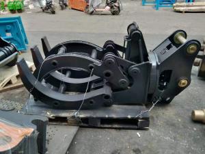 Quality 50 Ton Excavator Thumb Grab Wood Hydraulic Grapple Rotatory Grab wholesale