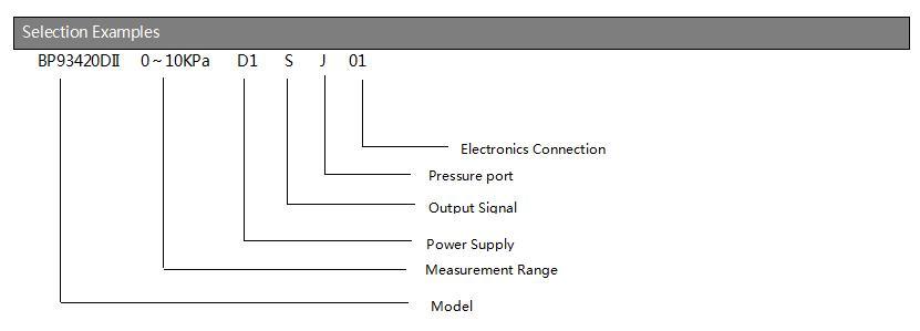 BP93420DII differential pressure transmitter for measurement pipeline pressure