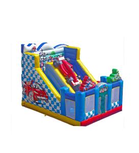Quality Racing Car Theme Commercial Inflatable Slide For Rentals wholesale
