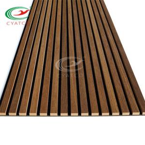 Quality Residential Flavorless Acoustic Wall Panels Natural Walnut Durable wholesale